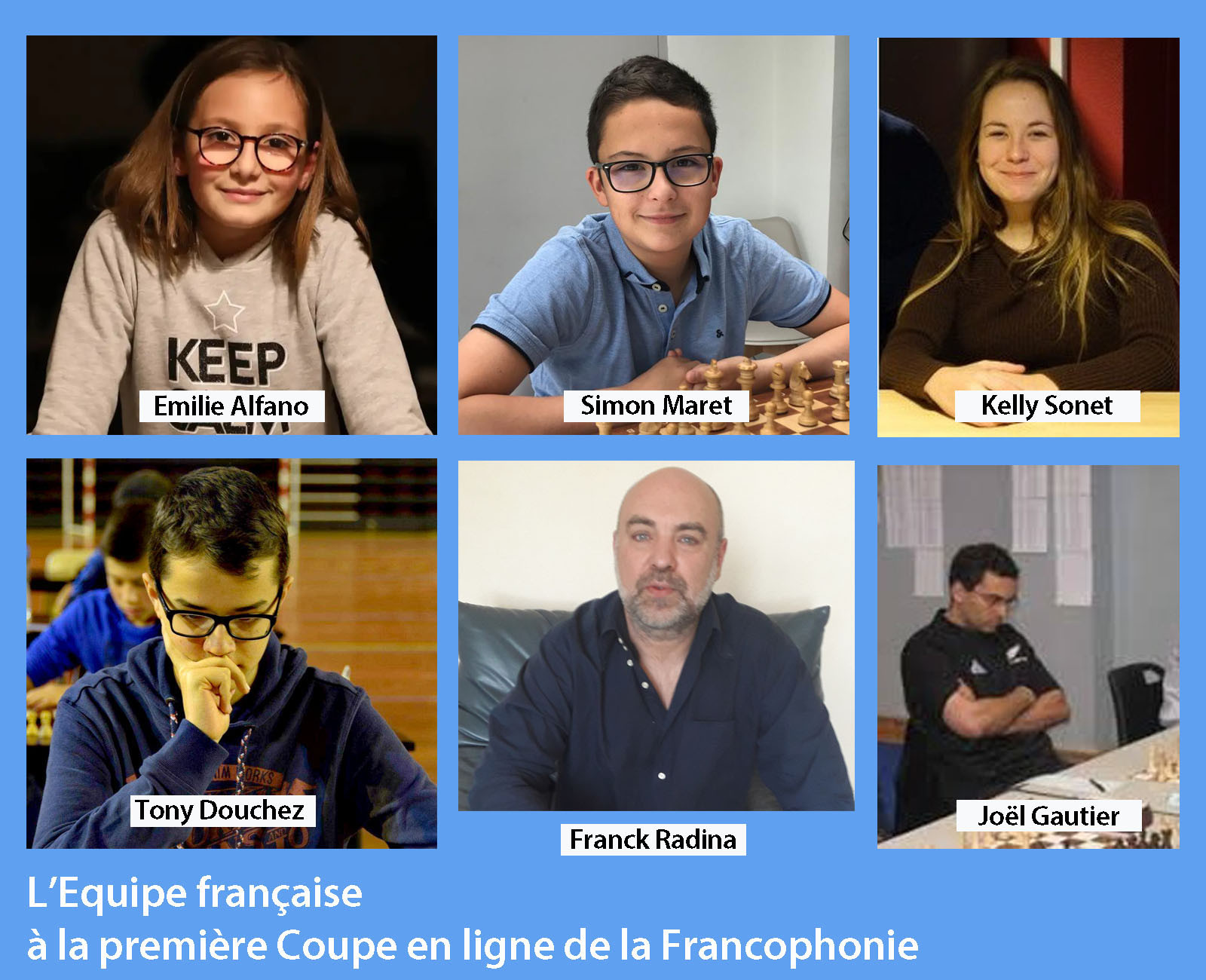 Franck Radina a participé à la première coupe en ligne de la Francophonie cover