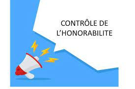 Renforcement du contrôle de l'honorabilité cover